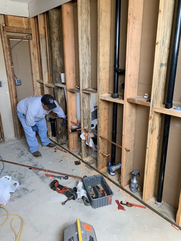Commercial rough-in plumbing for Gas Line Repair in Woodcrest
